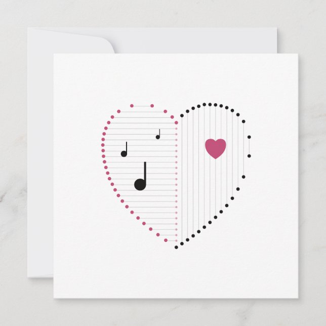 Harmonie der Liebe Feiertagskarte (Vorderseite)