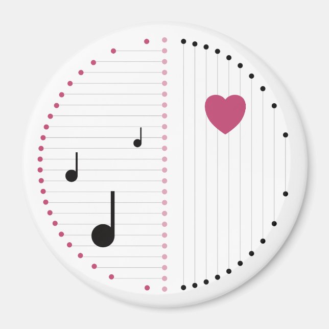 Harmonie der Liebe Magnet (Vorne)