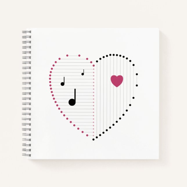 Harmonie der Liebe Notizbuch (Vorderseite)