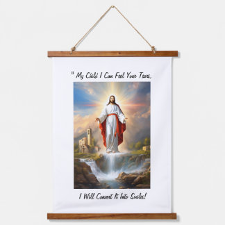 Harmonie divine : Tapisserie murale du Christ Cust
