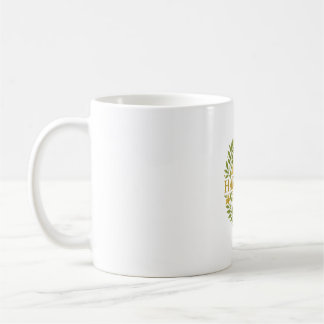 Harmonie – Elegantes Grün und Gold Naturinspiriert Kaffeetasse