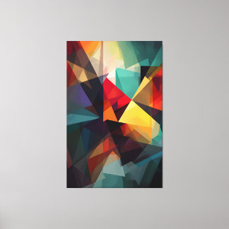 Harmonie géométrique - Toile Abstraite