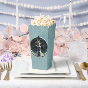 Harmonie im aquamarinen, Mystischer Baum des Leben Geschenkschachtel