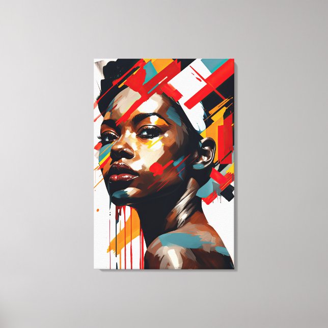 "Harmonie im Kontrast" Leinwanddruck (Vorderseite)