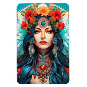 Harmonie im Kulturerbe - Jugendstil-Design Magnet