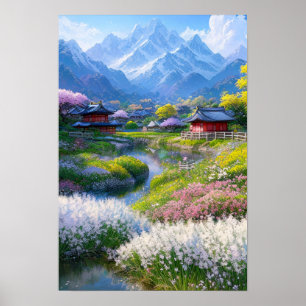 Harmonie im ländlichen Raum Poster