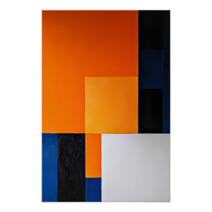 Harmonie in Blöcken Poster