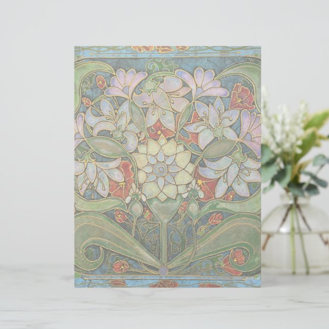 Harmonie in Blüte Briefbogen (Stehend Vorderseite)