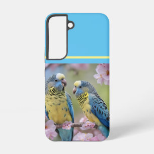 Harmonie in der Ferne: Blau und Gelb Samsung Galaxy Hülle