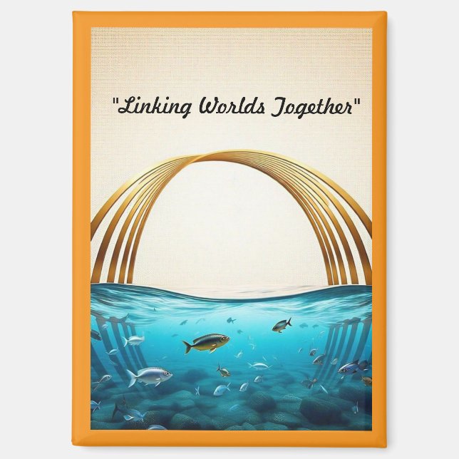 "Harmonie in der Natur" Magnet (Vorderseite)