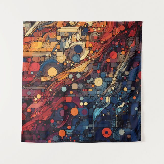 Harmonie in Diversity Wandteppich (Vorderseite)