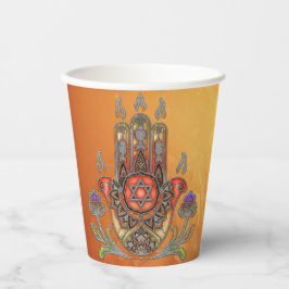 Harmonie in Farbe und Form Pappbecher