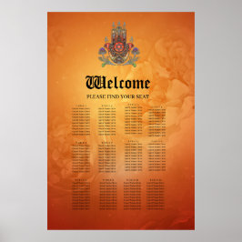 Harmonie in Farbe und Form Poster