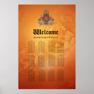 Harmonie in Farbe und Form Poster