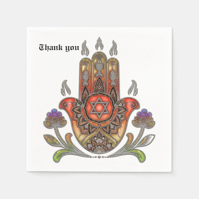 Harmonie in Farbe und Form Serviette (Vorderseite)