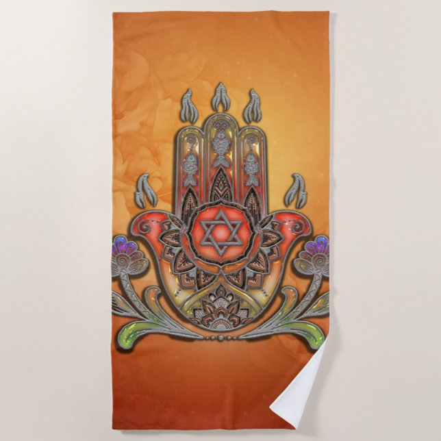 Harmonie in Farbe und Form Strandtuch (Vorderseite)