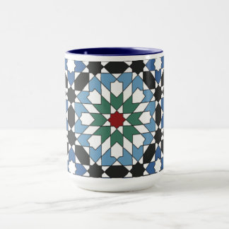 Harmonie in Fliesen – Marokkanischer Geometrischer Tasse