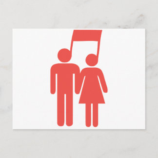 Harmonie in Sync Postkarte