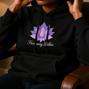 Harmonie innerhalb von Lotus Mandala Hoodie