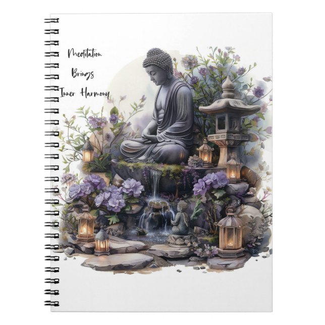 Harmonie intérieure Bouddha Spiral Carnet photo (Devant)