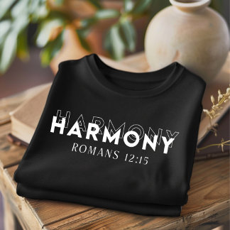 Harmonie pour les hommes et les femmes T-shirt chr