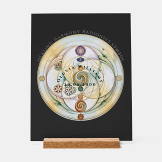 Harmonie-Radionik-Ritualkerze Acrylschild