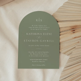 HARMONIE | Sage Green Wedding Einladung