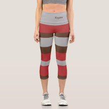 Harmonie-Streifen Horizontale Linien Grau Rot Brau