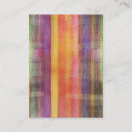 Harmonie Stripes Farbabstrakte Visitenkarte
