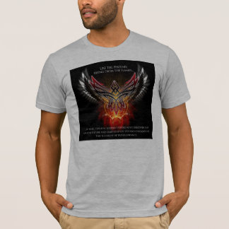 Harmonie-techno-Stammes-phoenix T-Shirt