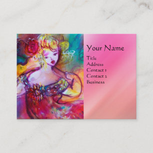 HARMONIE TRIO SPRING KONZERT MONOGRAMM, schwarz ro Visitenkarte