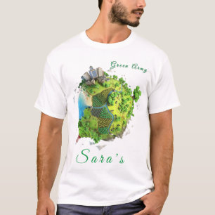 "Harmonie unberührt: Eine Nachhaltige Vision" T-Shirt