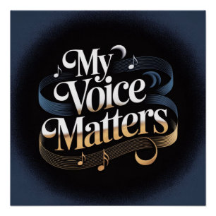 Harmonie von Courage: Meine Stimme ist wichtig Poster
