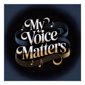 Harmonie von Courage: Meine Stimme ist wichtig Poster