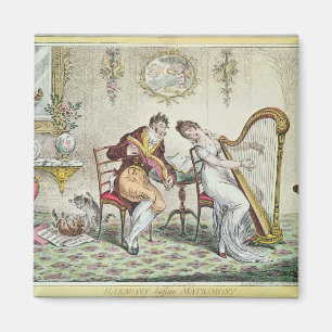 Harmonie vor Ehestand, 1805 Magnet