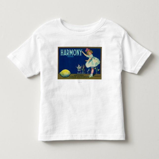 Harmonie-Zitrone LabelSan Dimas, CA Kleinkind T-shirt (Vorderseite)