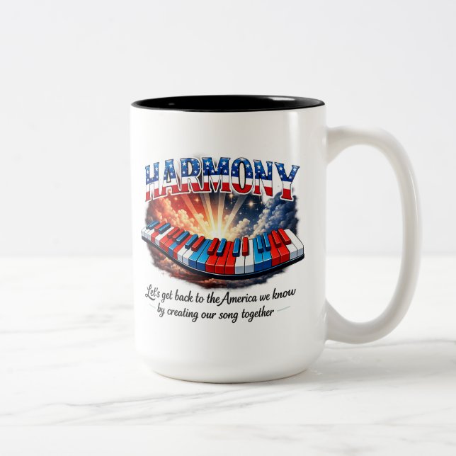 HARMONIE ZWEIFARBIGE TASSE (Rechts)