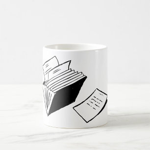 Harmonika-Ordner Kaffeetasse