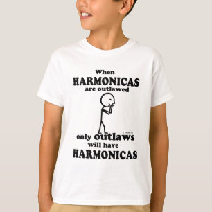 Harmonikas geächtet T-Shirt