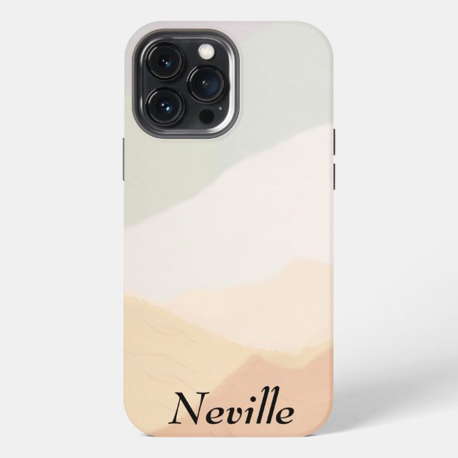 Harmonische Erdfarben iPhone 13 Pro Max Hülle (Rückseite)