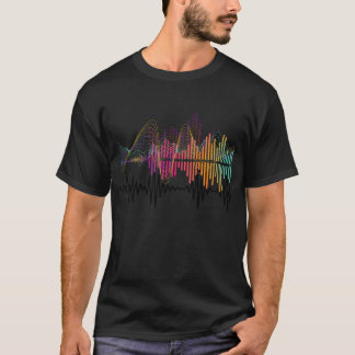 Harmonische Farbwellen T-Shirt