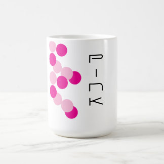Harmonische rosa Fusion Kaffeetasse