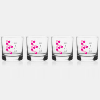 Harmonische rosa Fusion Whiskyglas