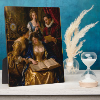 Harmonische Sitzung im Schloss Eisenwald-Studienzi Fotoplatte