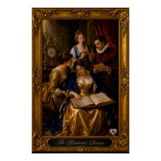 Harmonische Sitzung im Schloss Eisenwald-Studio Poster