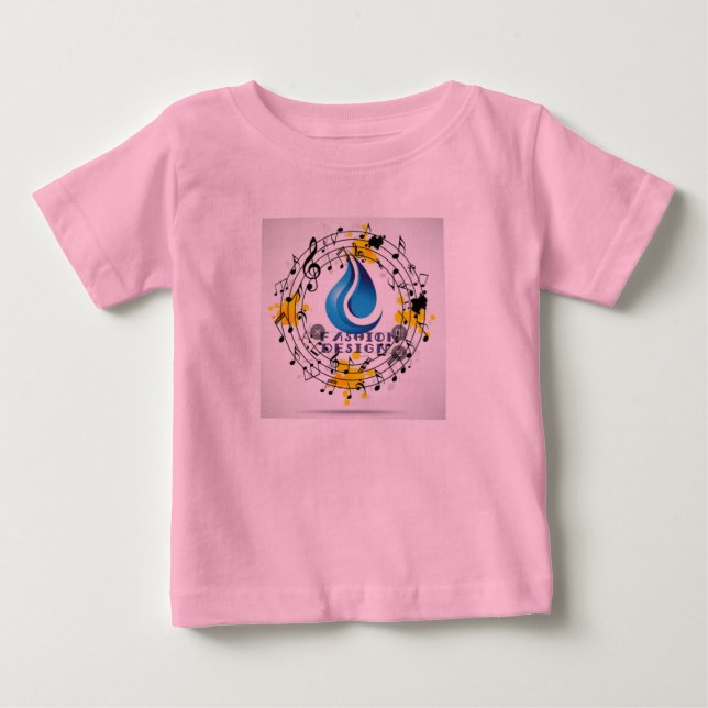 Harmonische Themen: Melodic Notes-T-Shirt Baby T-shirt (Vorderseite)