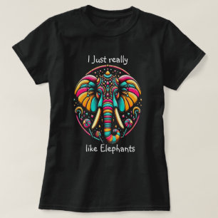 Harmonischer Elefant, den ich wirklich mag T-Shirt