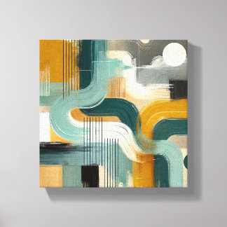 Harmonischer Fluss Leinwanddruck