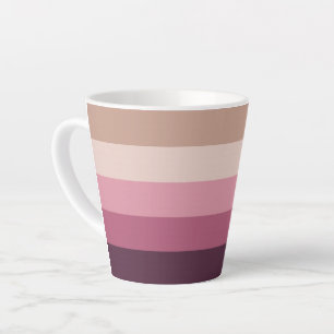 Harmonisches neutrales rosa Farbverlauf-Horizontal Milchtasse