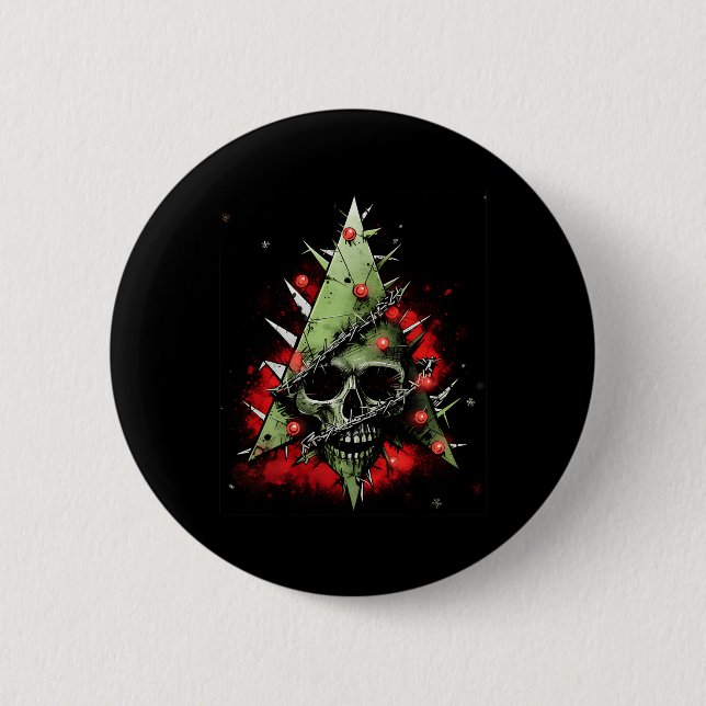 Harmonisierende Kontraste Weihnachtsbaum trifft Pu Button (Vorderseite)
